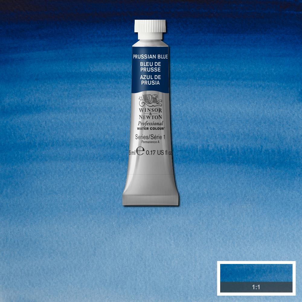 Winsor & Newton Professional Watercolour Paint 5ml : Prussian Blue
