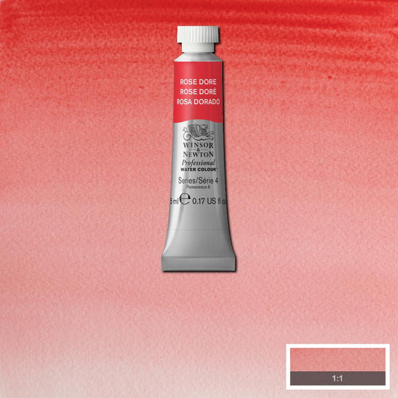 Winsor & Newton Professional Watercolour Paint 5ml : Rose DoréWinsor & Newton Professional Watercolour Paint 5ml : Rose Doré