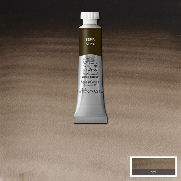 Winsor & Newton Professional Watercolour Paint 5ml : Sepia
