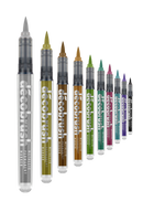 Karin déco brush Metallic Pen Set of 10