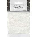 Decorative Ribbon 10mm White 5m roll