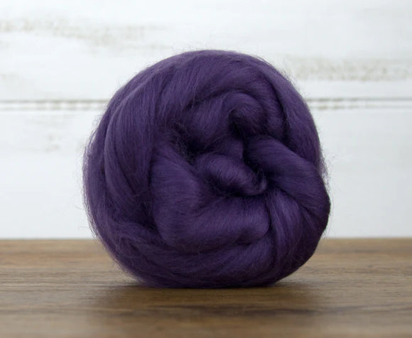 World of Wool Merino 23mic Wool Top Heather 100g