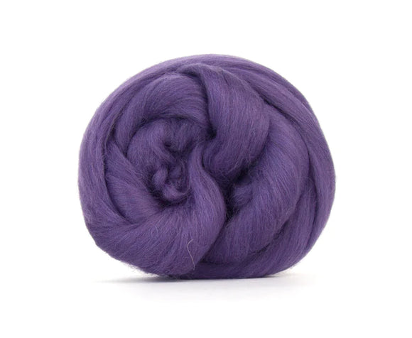 World of Wool Merino 23mic Wool Top Heather 100g