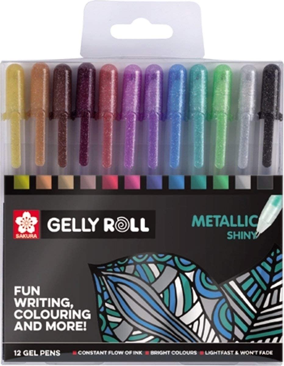 Sakura  Set of 12 Metallic Gel Pens