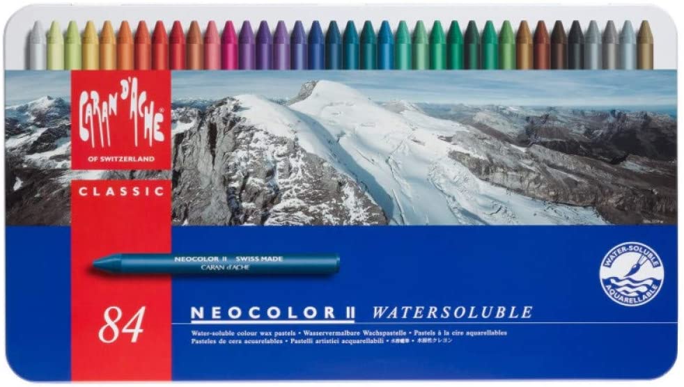 NEOCOLOR II Water-soluble assortment of 84 Colours