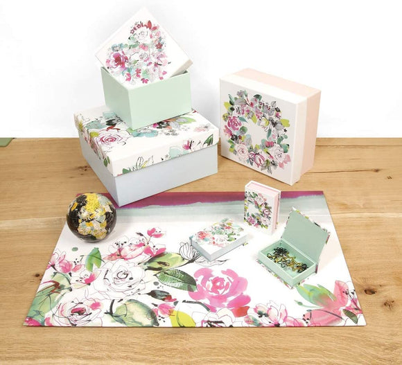 Clairefontaine Blooming Hardback Floral Lined hardback Notebook 48 pages A5