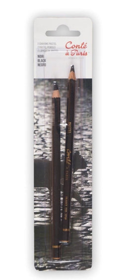 Conté à Paris Pastel Pencil Duo Pack of 2 Black 009