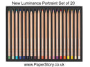 Luminance New colours 20 colour pencil NEW Portrait Set Caran d'Ache 