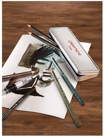 Caran D'Ache  TECHNALO water-soluble metal set of 7