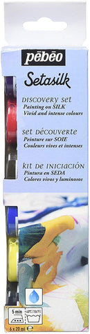 Pebeo mixed media Silk & Fabric paint Discovery Fabric Paint Setasilk-1