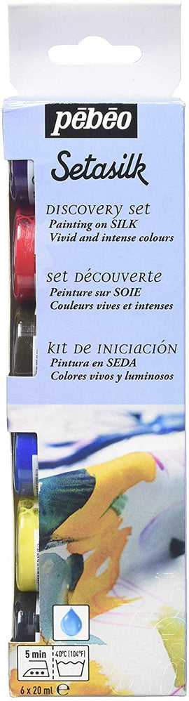 Pebeo mixed media Silk & Fabric paint Discovery Fabric Paint Setasilk