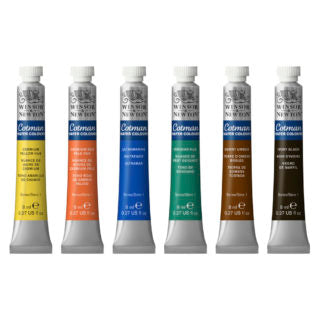 Winsor and Newton Cotman 6 Tube Set