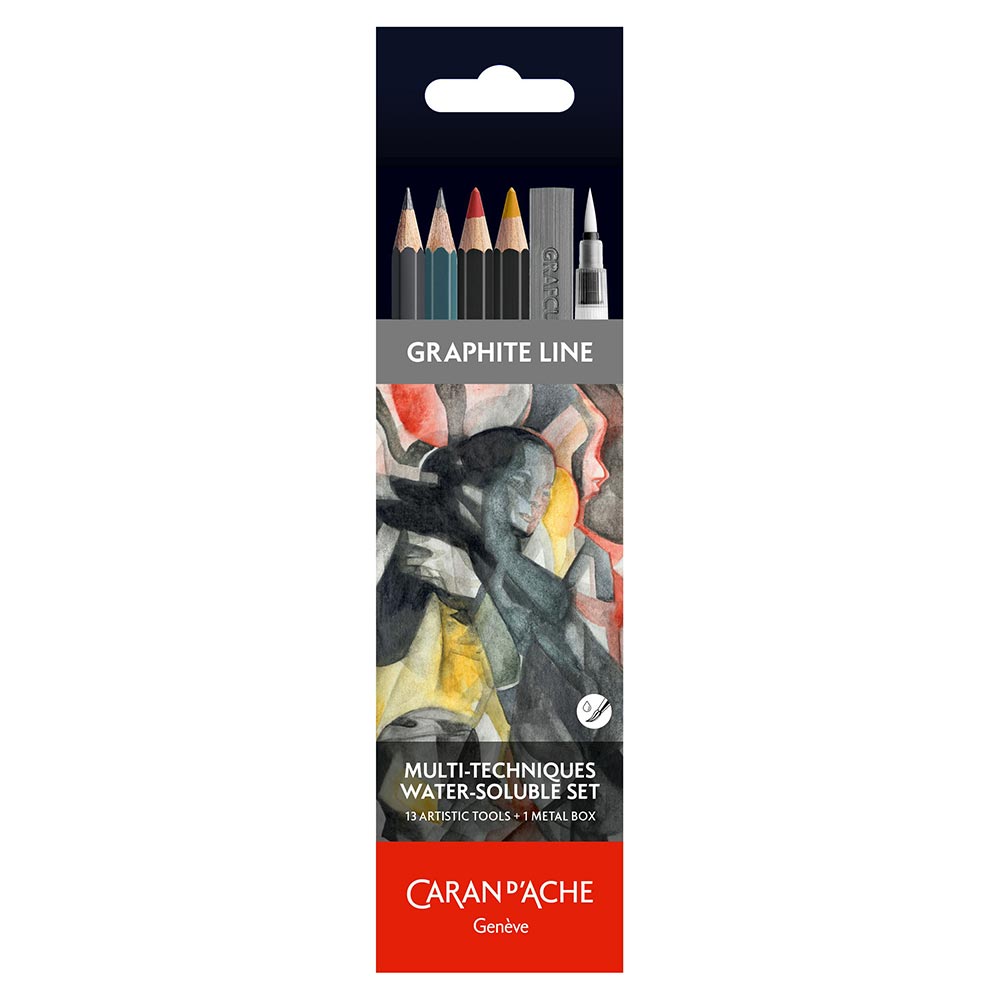 Caran d'Ache : Graphite Line : Technalo Water-soluble Graphite pencils gift set