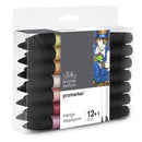 Winsor & Newton Promarker set of 12 plus 1 New Manga Steampunk