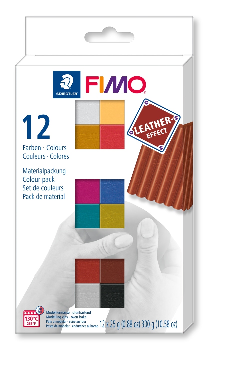 Steadtler : Fimo Leather Effects : Pack of 12