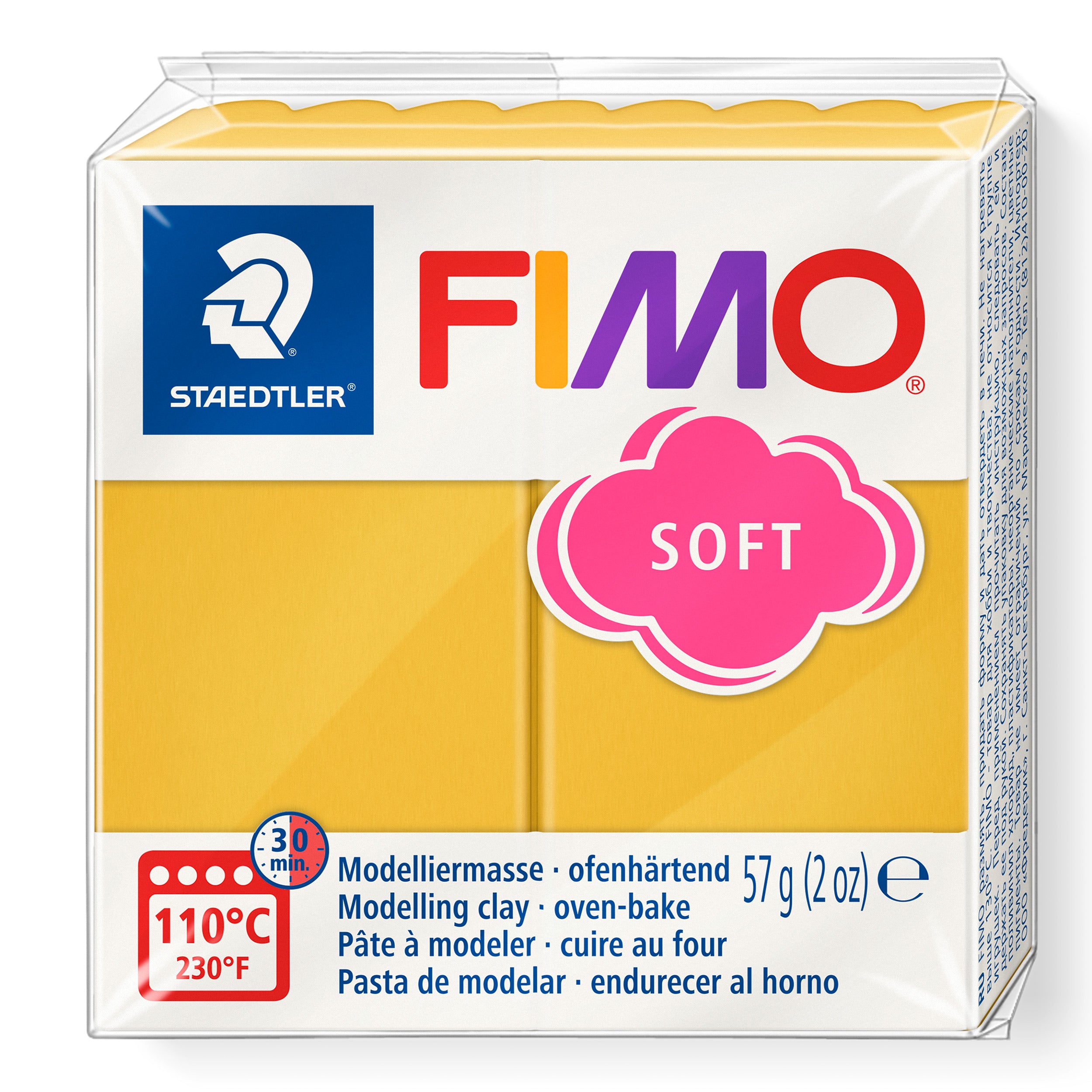 NEW FIMO Soft Clay 57g 8020-T10 Soft Mango Caramel