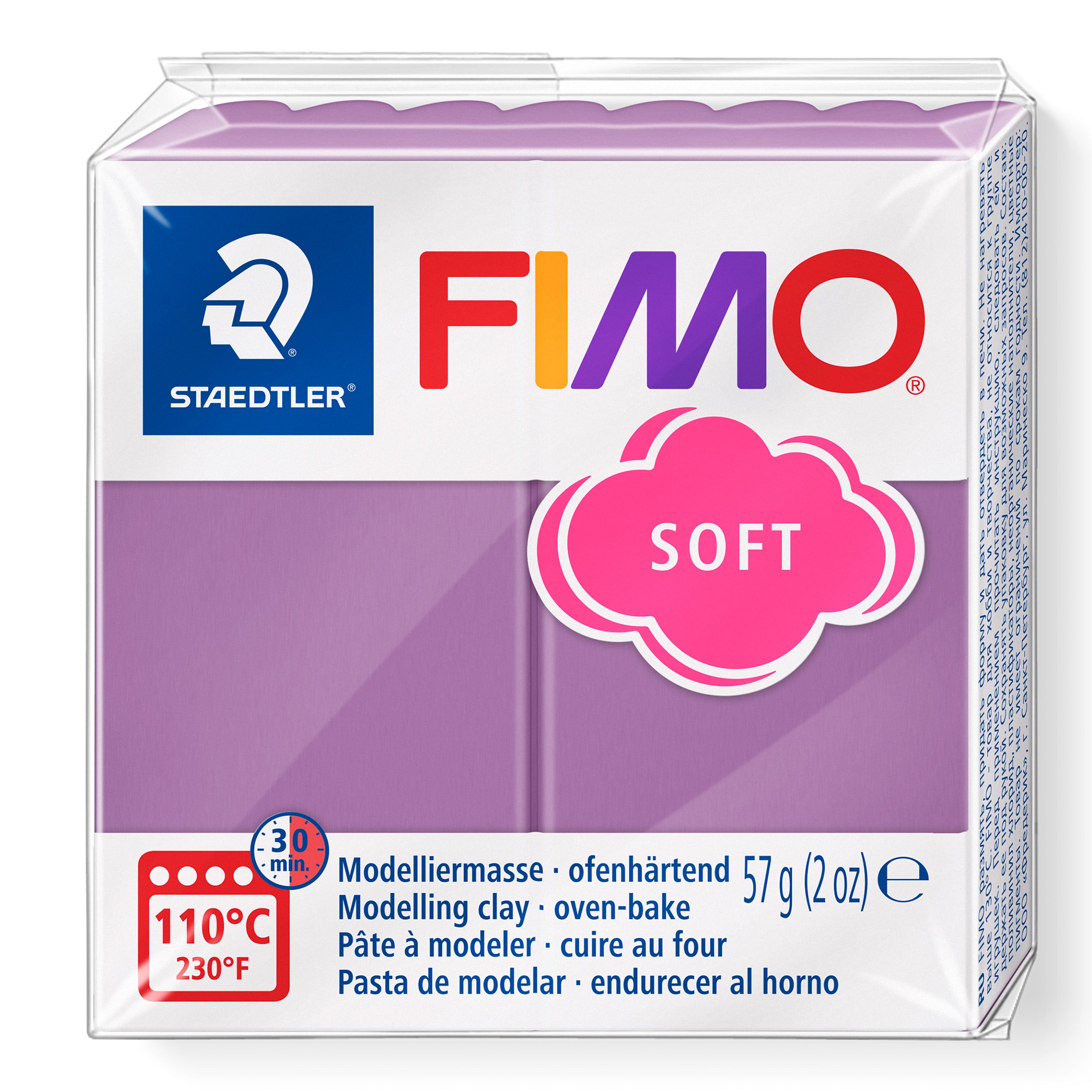 NEW FIMO Soft Clay 57g 8020-T60 Blueberry Shake