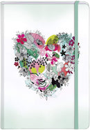 Clairfontaine Blooming Hardback Floral Lined Notebook A5, book chosen at random.  Beautifully illustrated, with spot varnish. Design by Élise Demozay