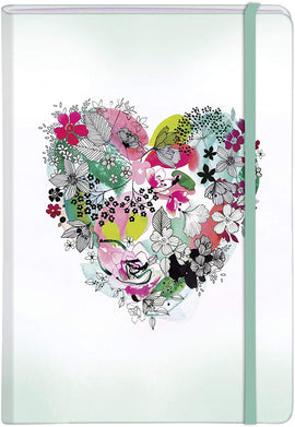 Clairfontaine Blooming Hardback Floral Lined Notebook A5, book chosen at random.  Beautifully illustrated, with spot varnish. Design by Élise Demozay