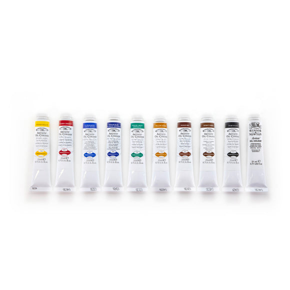 Winsor & Newton Professional Artist Oil set 10 colours x 21 ml