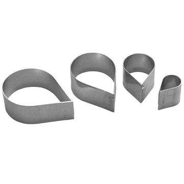 Stainless Steel Petal Cutters set of 4