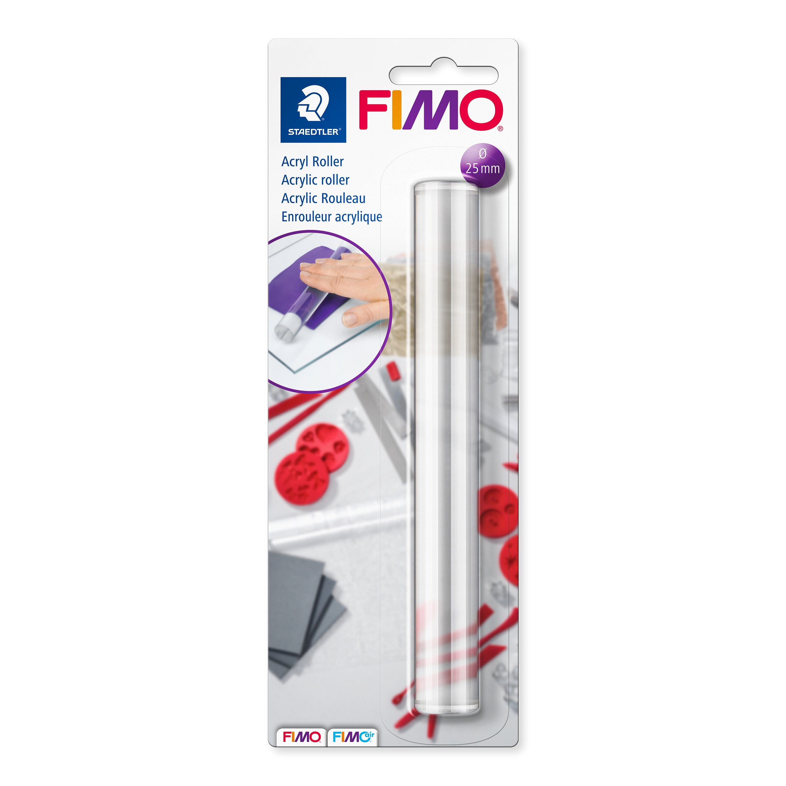 FIMO Acrylic Roller 20cm diameter 25mm