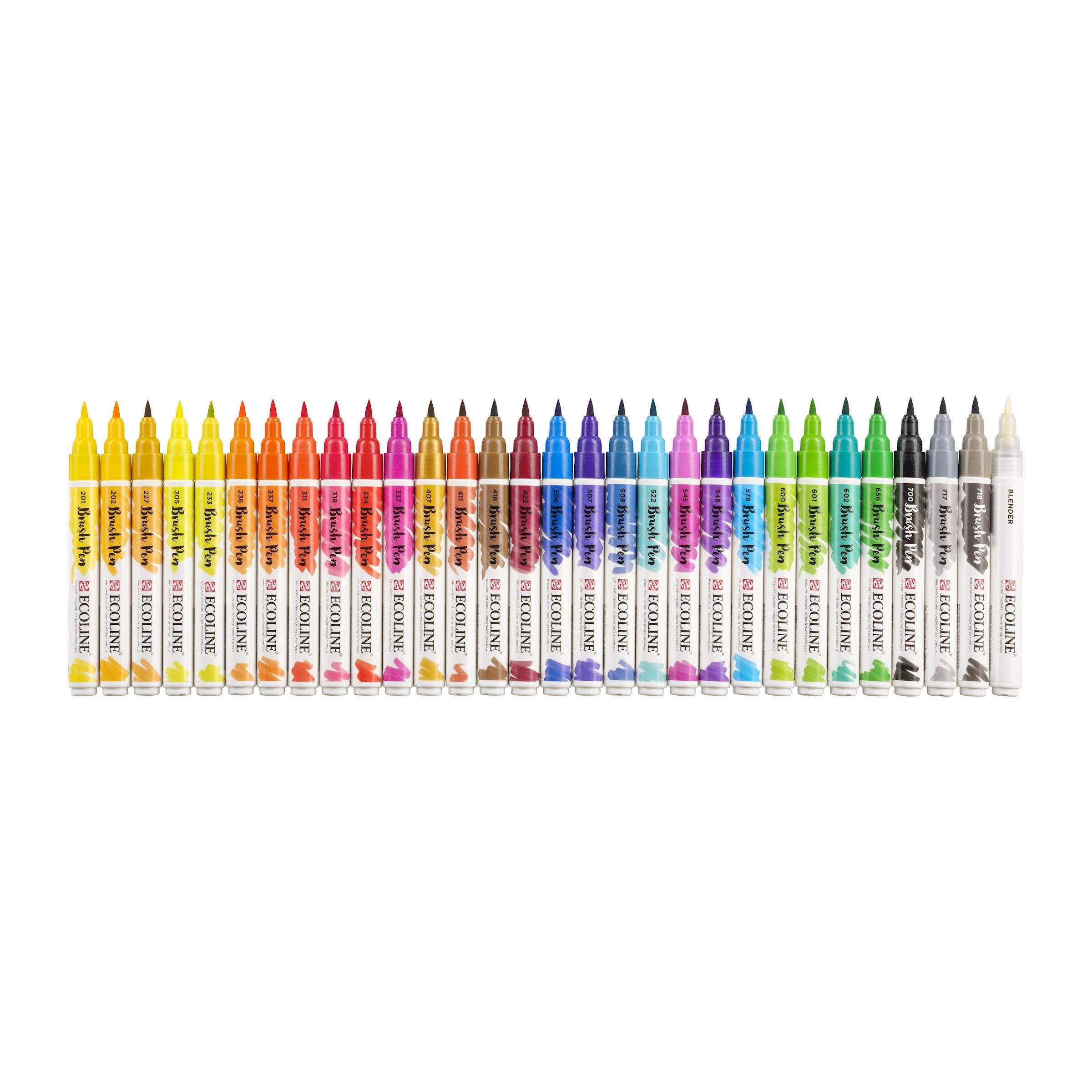 Ecocline Brush Pens set of 30-2
