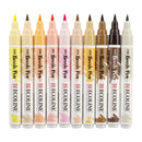 Ecocline Brush Pens Portrait set of 10 skin tones