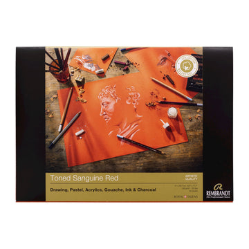 A4 Royal Talens Rembrandt Toned Sanguine Mixed media pad 180 g 50 sheets