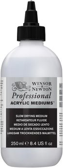 Winsor & Newton Professional Artists Acrylic Slow Drying Medium 250 mls