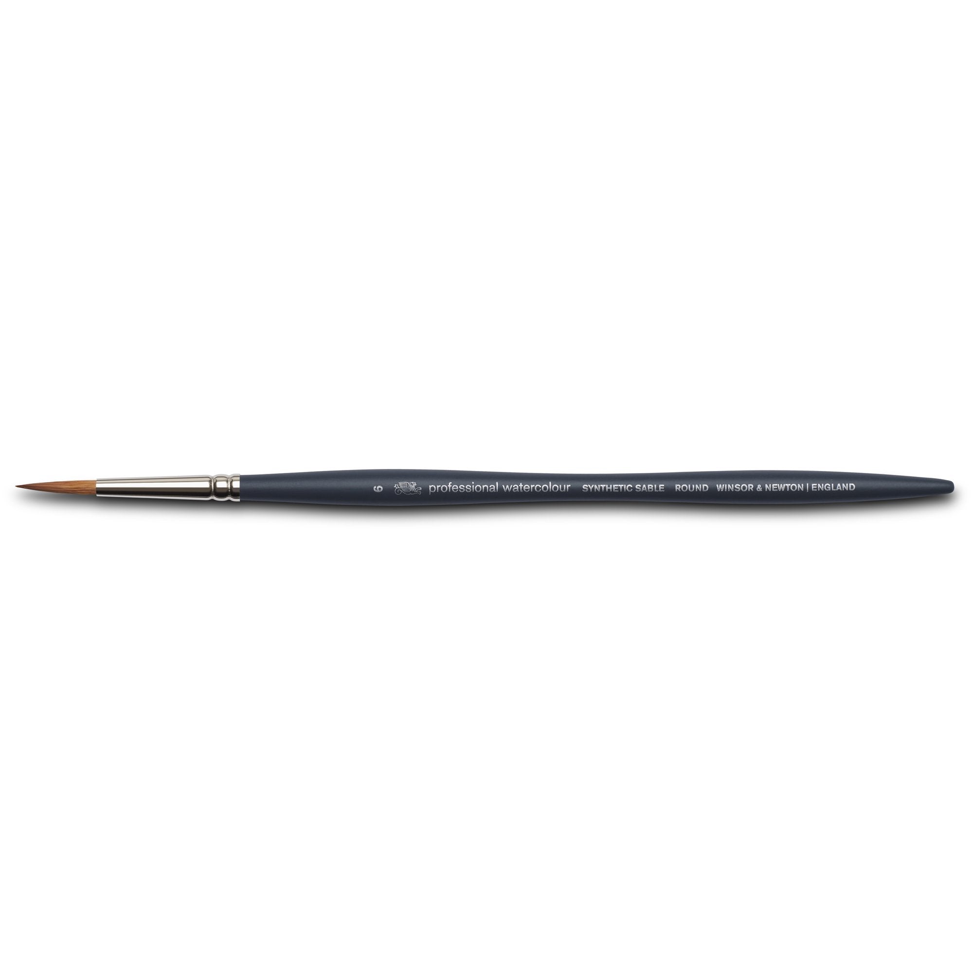 Winsor & Newton Professional Watercolour Synthetic Sable Brush Round 6