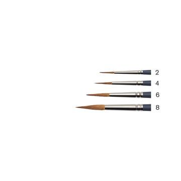 Winsor & Newton Professional Watercolour Synthetic Sable Brush Pointed Round 8
