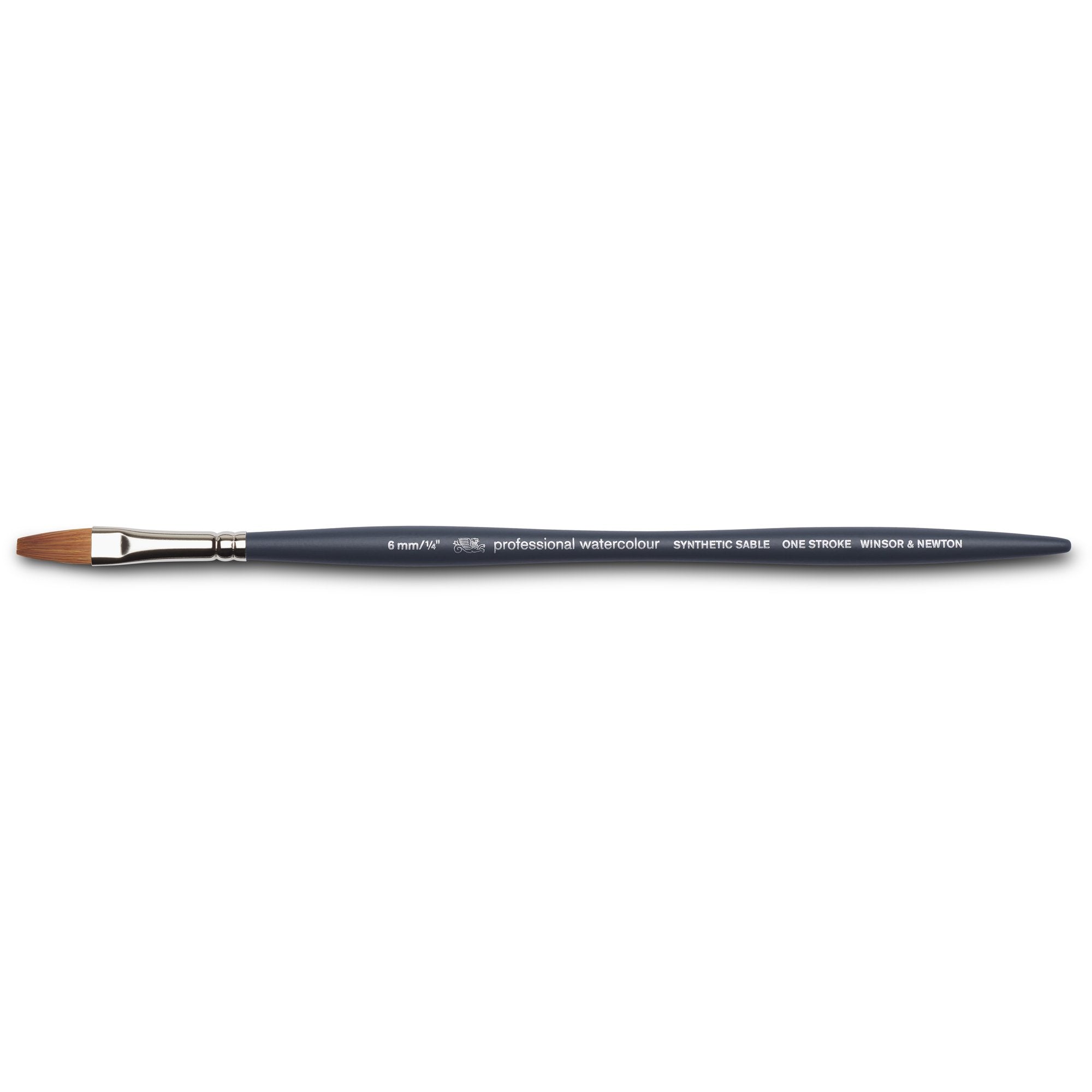 Winsor & Newton Professional Watercolour Synthetic Sable Brush one stroke 1/4 Inch