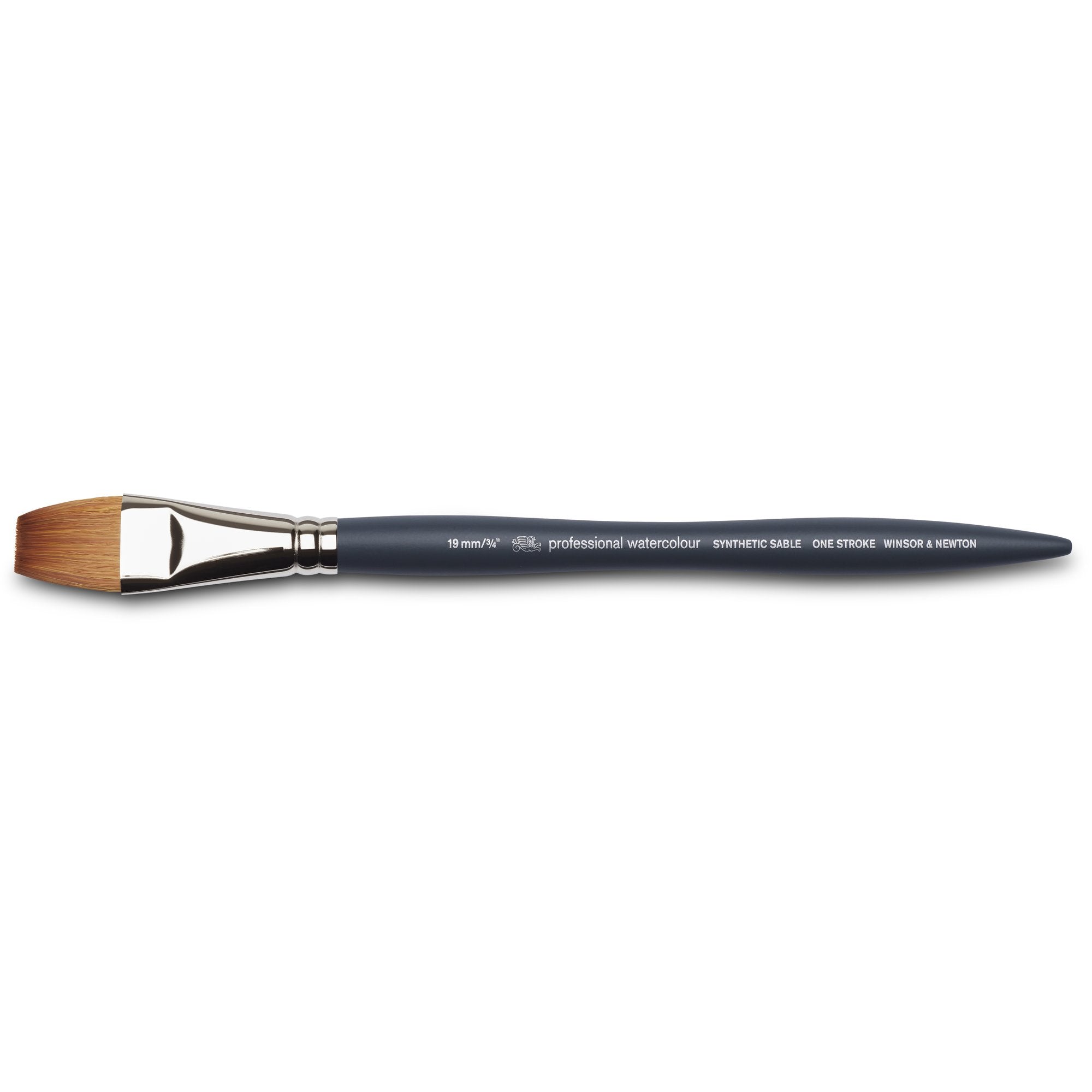 Winsor & Newton Professional Watercolour Synthetic Sable Brush one stroke 3/4 Inch