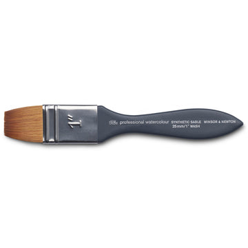 Winsor & Newton Professional Watercolour Synthetic Sable Brush Wash 1 inch