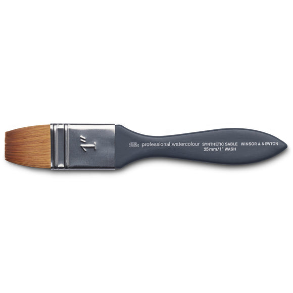 Winsor & Newton Professional Watercolour Synthetic Sable Brush Wash 1 inch