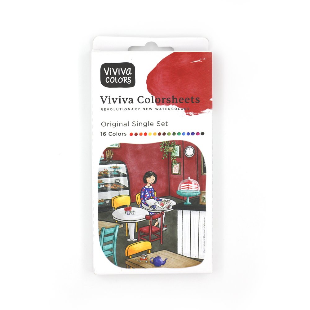 Viviva Colorsheets Original Set of 16 vibrant travel colour sheets
