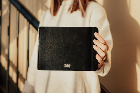 Viviva 100% Cotton Handmade paper Watercolour Sketchbook A5