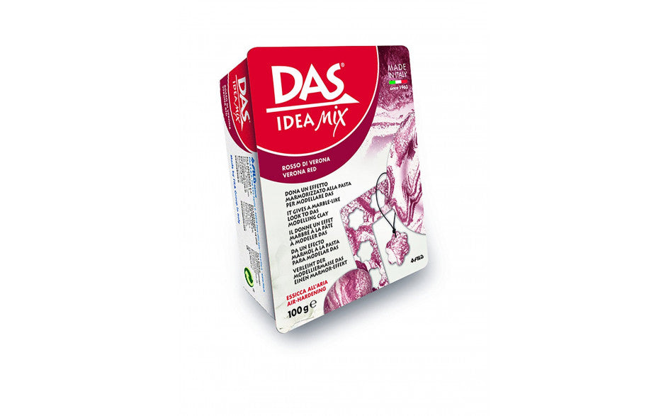 Das Ideas Mix Modelling clay : 100 g ; Mineral based clay : Red