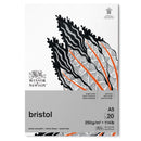 Winsor & Newton Bristol board paper Extra Smooth 250g/m 20 sheets A5