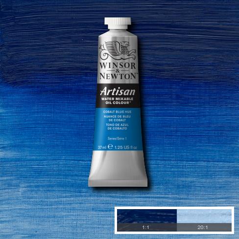 Winsor and Newton Artisan Oil : Water Mixable Oil paint 37 ml : Cobalt Blue Hue