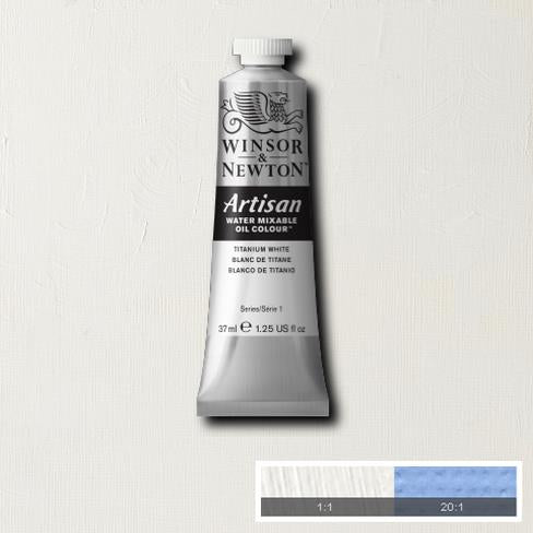 Winsor and Newton Artisan Oil : Water Mixable Oil paint 37 ml : White Titanium