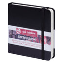 Royal Talens : Sketchbook Black Cover 12X12 cm, 140 g/m². 80 sheets