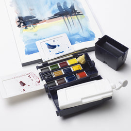 Winsor & Newton Professional Watercolour Field Box set of 12 Half Pans