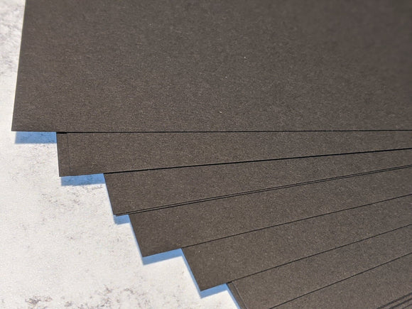 Black Artist Paper : Matt Black 120 gsm A4