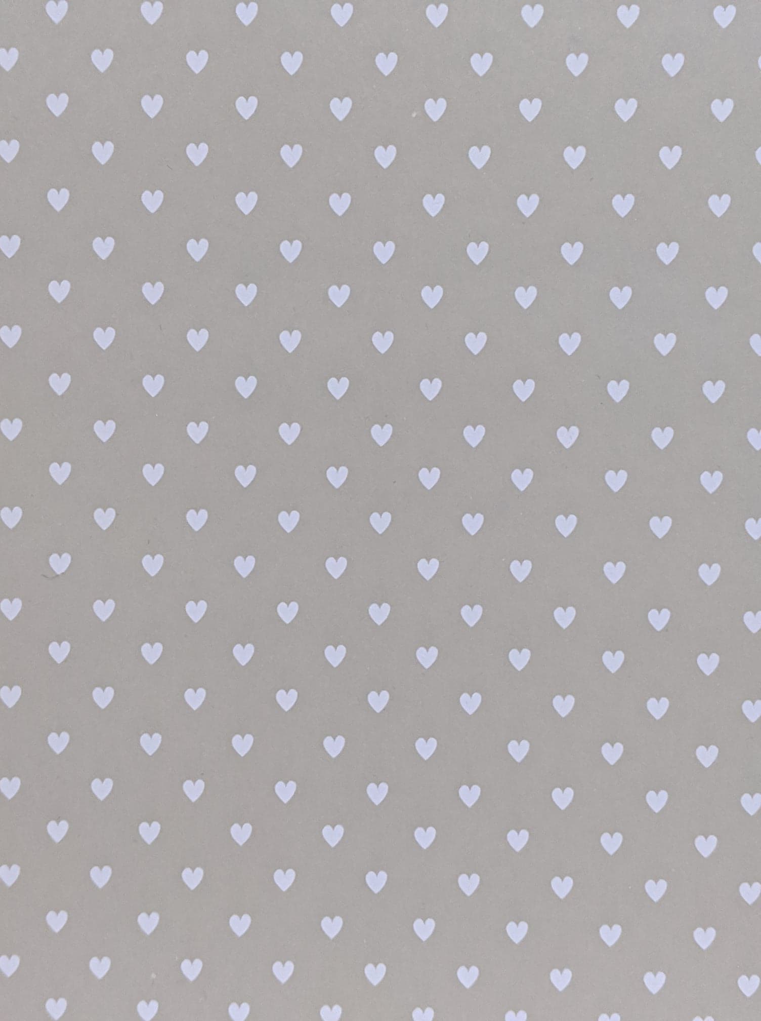A4 Smooth card 280 gsm : White heart pattern