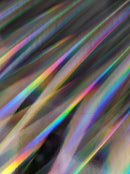 Pillars of light reflective holographic card