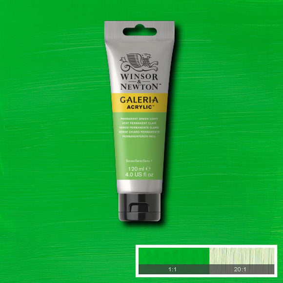 Winsor & Newton Galeria Permanent Light Green 120ml