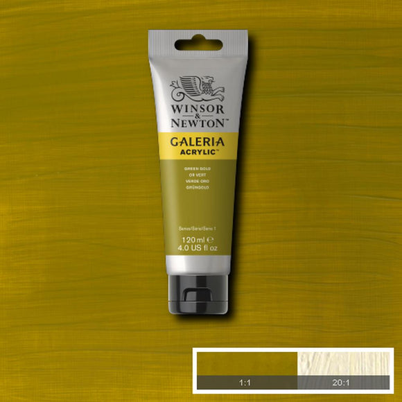 Winsor &  Newton Galeria Acrylic Green Gold 120ml