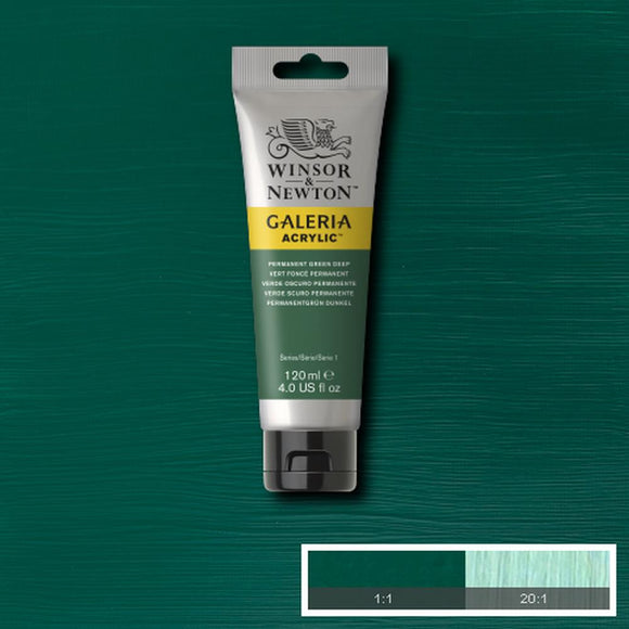 Winsor & Newton Galeria Permanent Deep Green 120ml